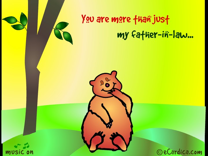 More Than A Father In Law eCard - free Family greeting card