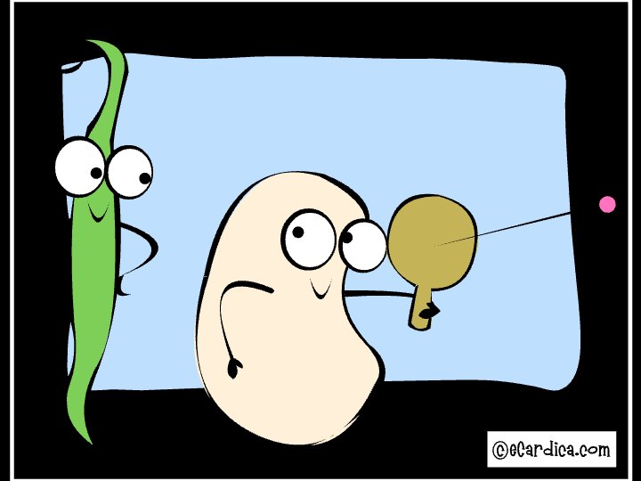 Lima Bean Ping Pong eCard - free Fun & Quirky Days greeting card