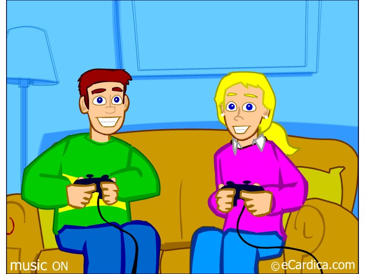 Sons And Daughters Game Night eCard - free Family greeting card