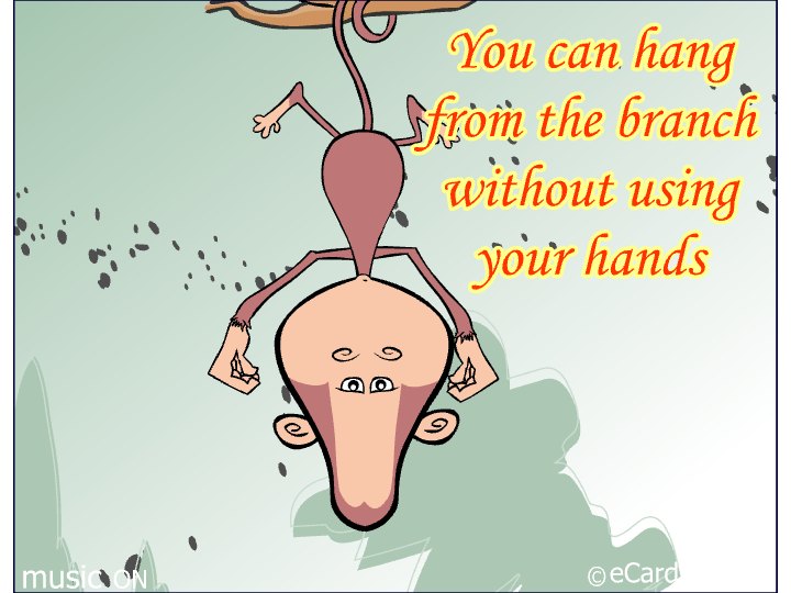Monkey Dad Hanging Around eCard - free Father's Day greeting card