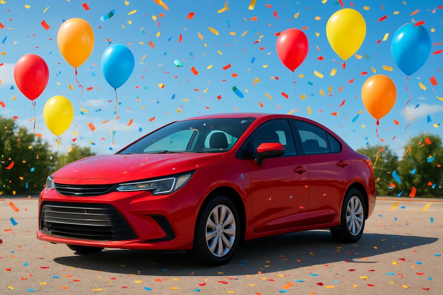 Time to Celebrate eCard - free New Car greeting card