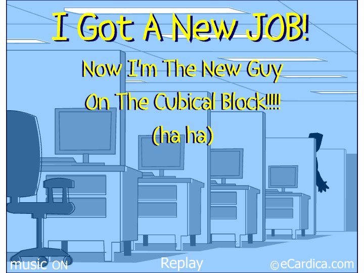 New Guy On The Cubicle Block