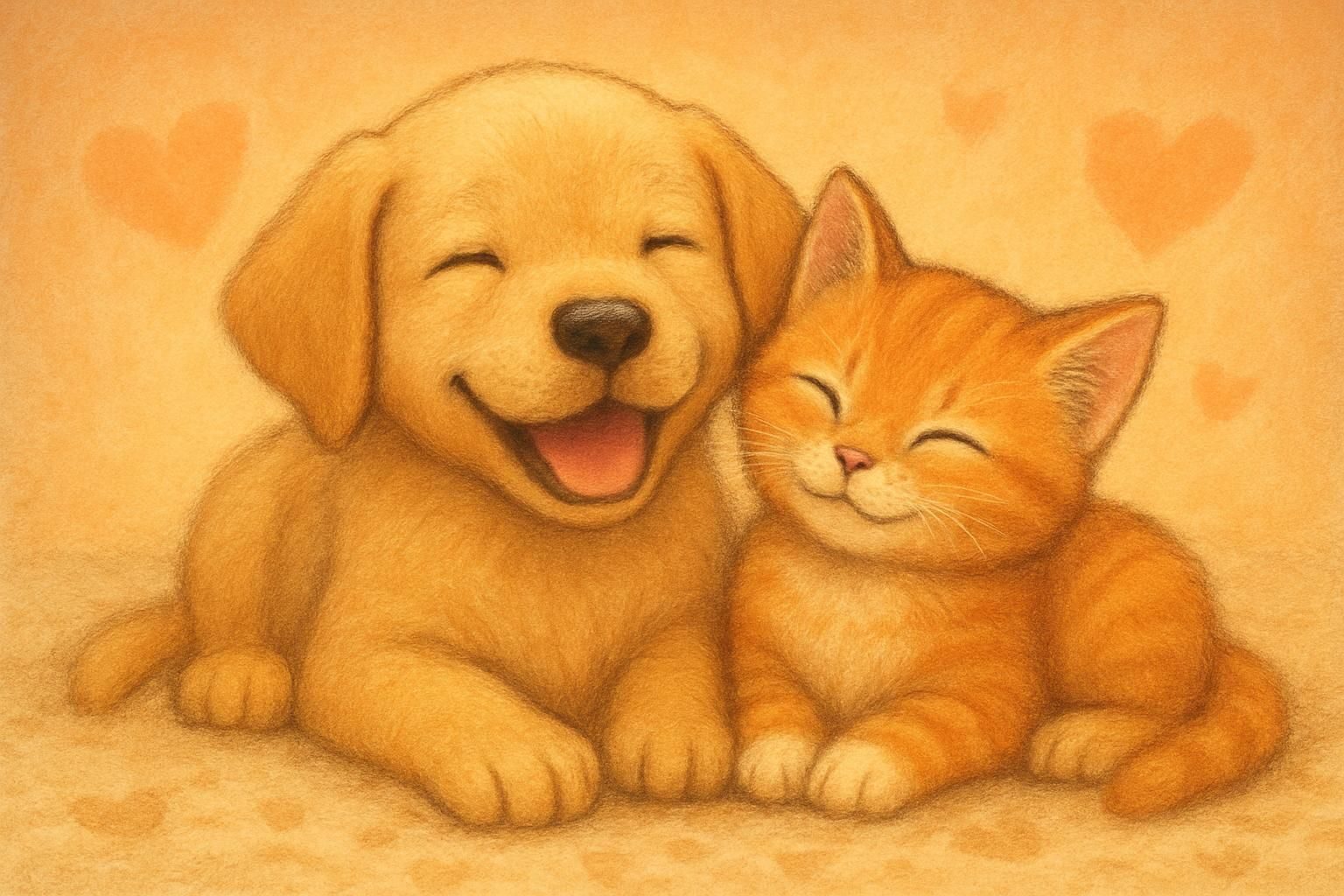 Furry Family eCard - free New Pet greeting card