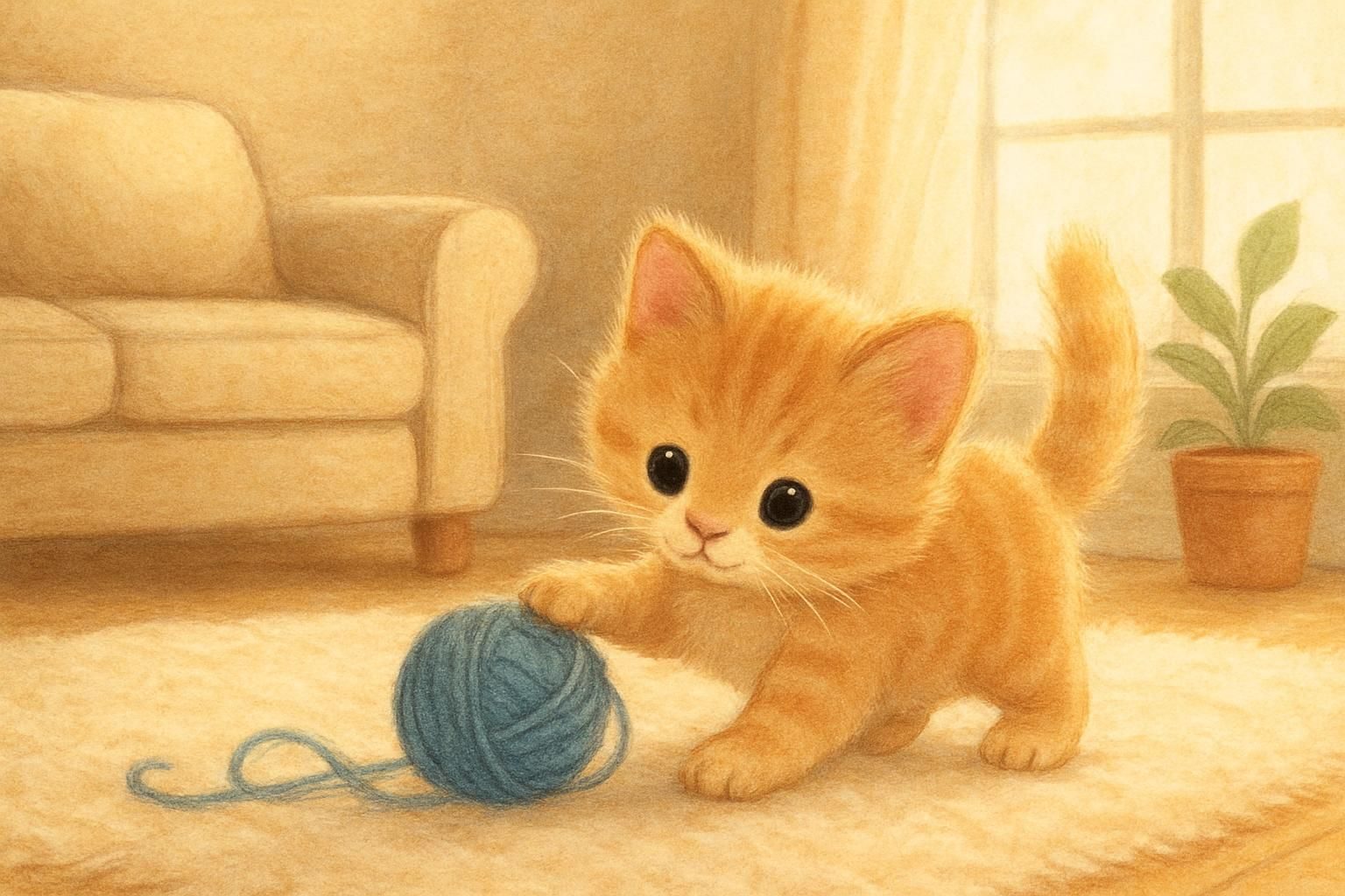 Hello, Kitten! eCard - free New Pet greeting card