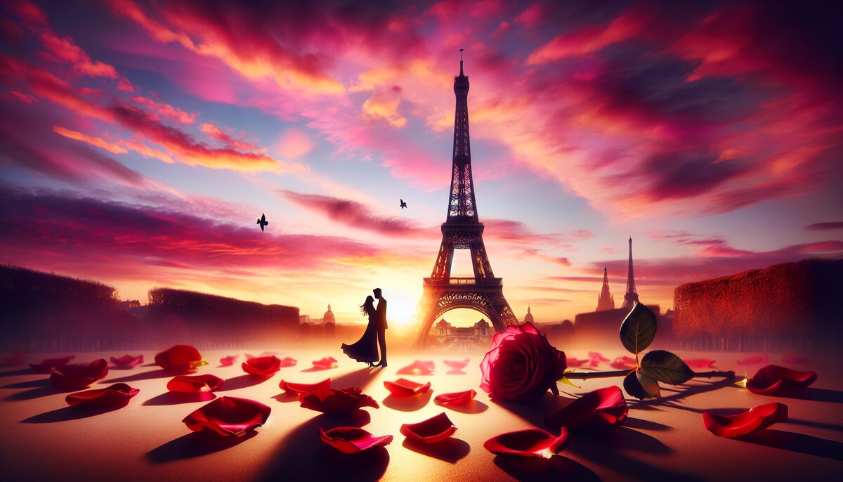 Paris Romance eCard - free Love greeting card