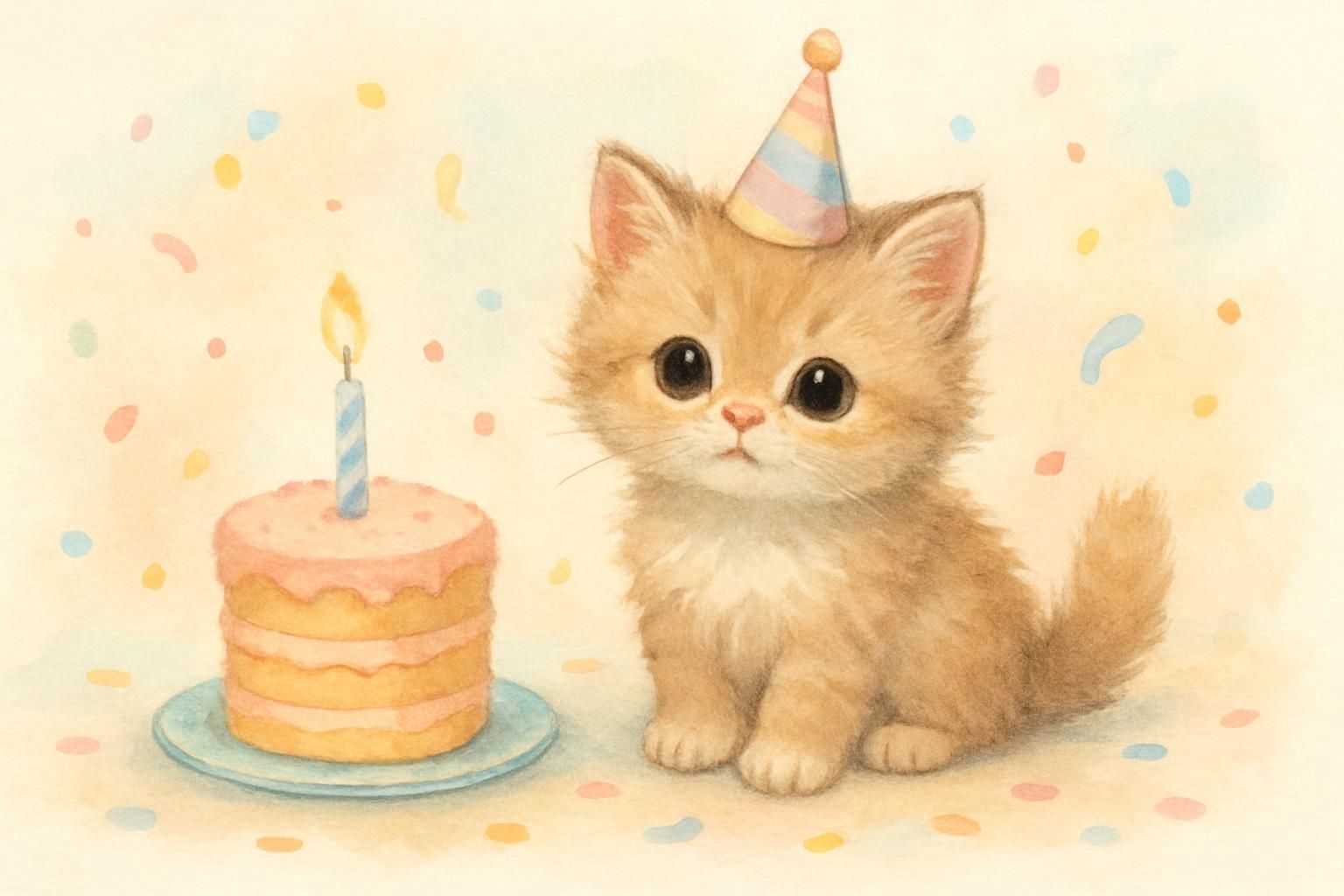 Purr-fect Day eCard - free Pet Birthday greeting card