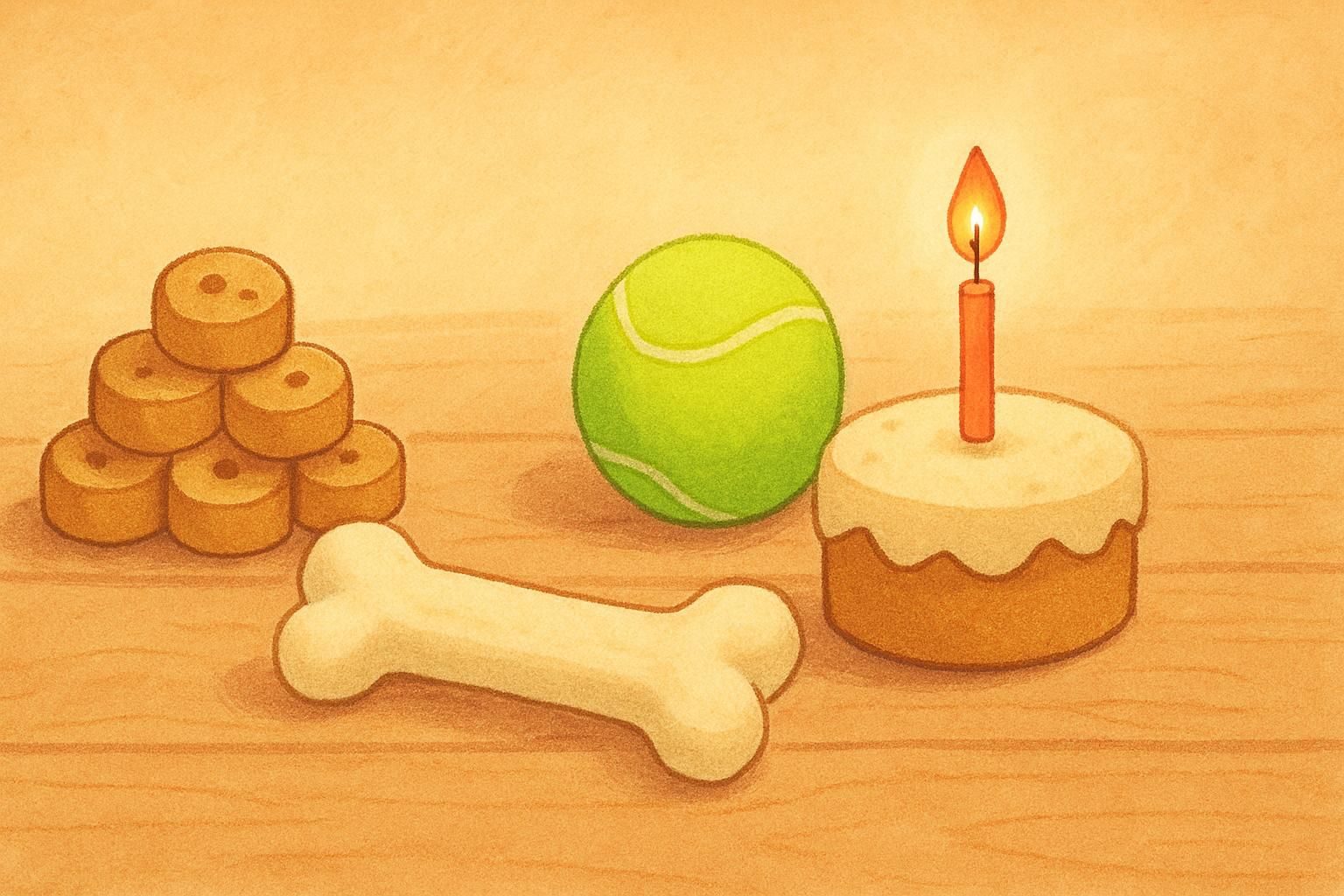 Treats Galore eCard - free Pet Birthday greeting card