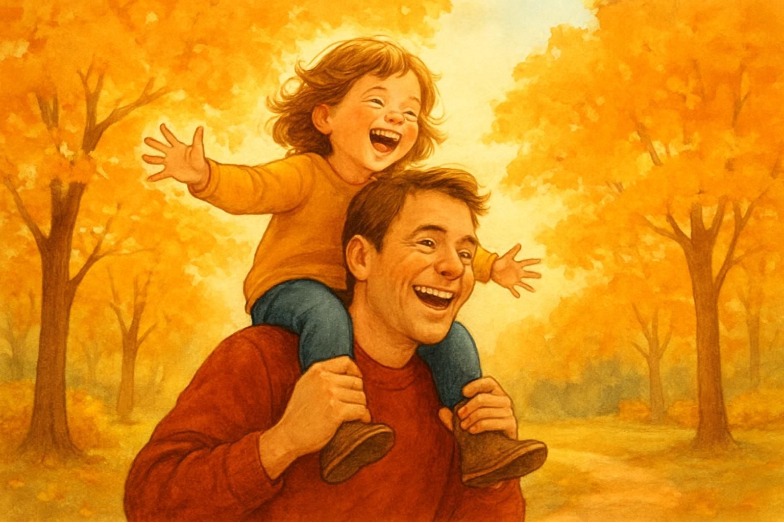 Piggyback Rides Father's Day eCard