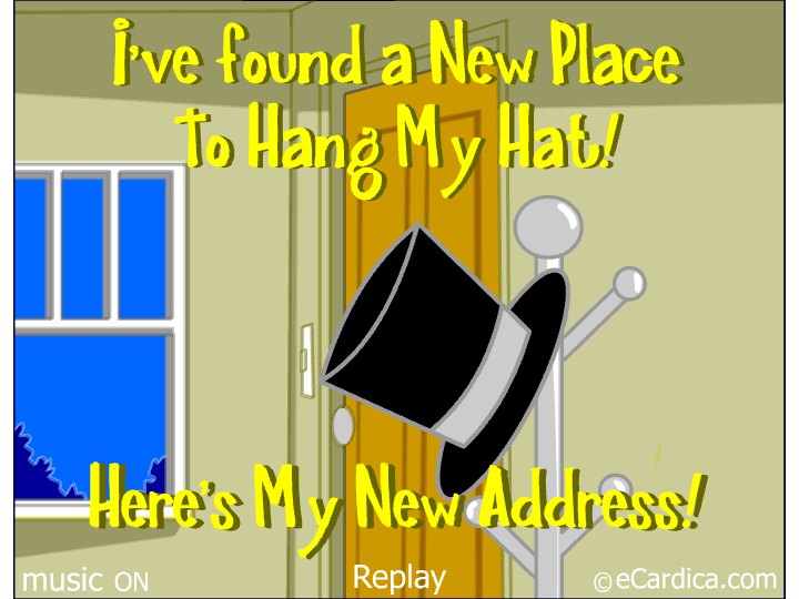 New Place To Hang My Hat
