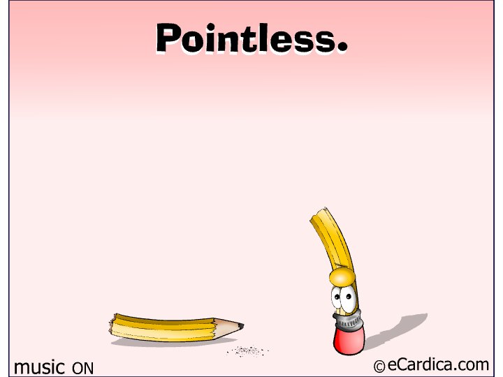 Pointless Without You Pencil