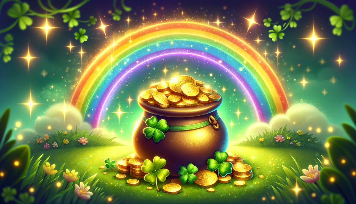 Pot of Gold eCard - free St. Patrick's Day greeting card