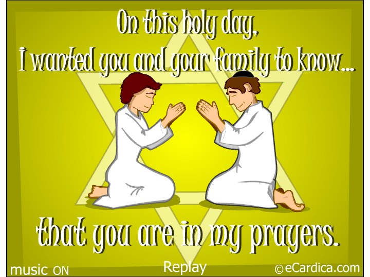 Yom Kippur Family In My Prayers