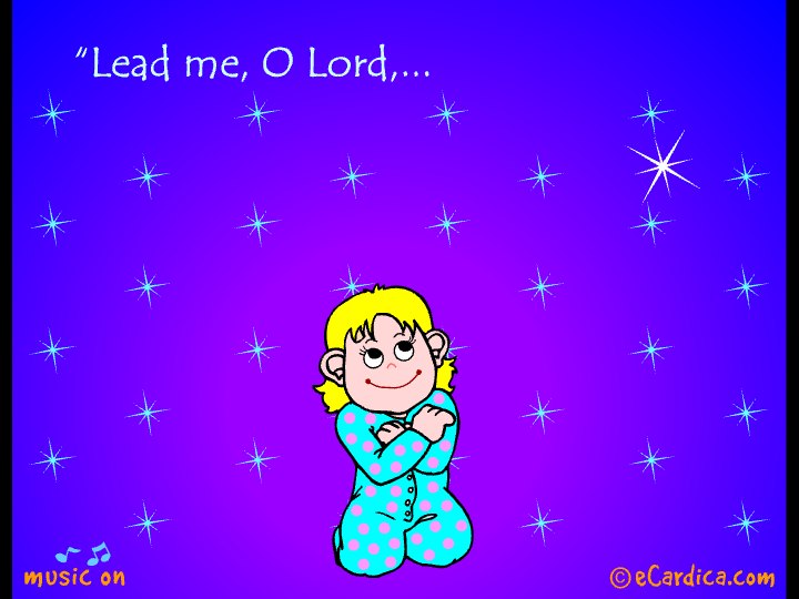 Lead Me O Lord Prayer eCard - free More Holidays greeting card