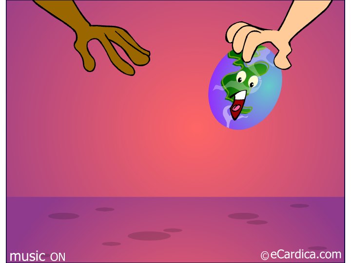 Hands Reaching For The Earth eCard - free More Holidays greeting card