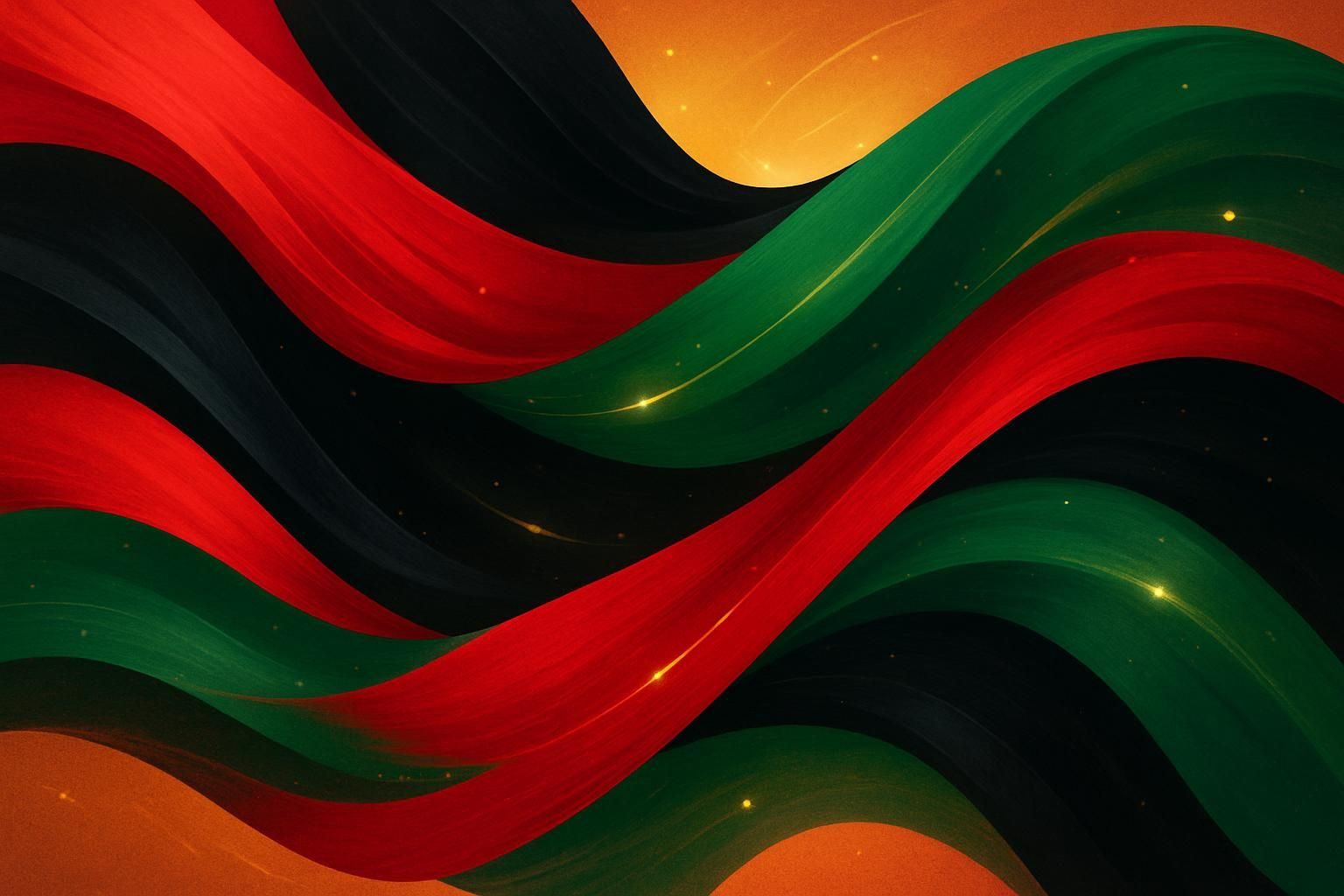 Red, Black & Green Pride Juneteenth eCard
