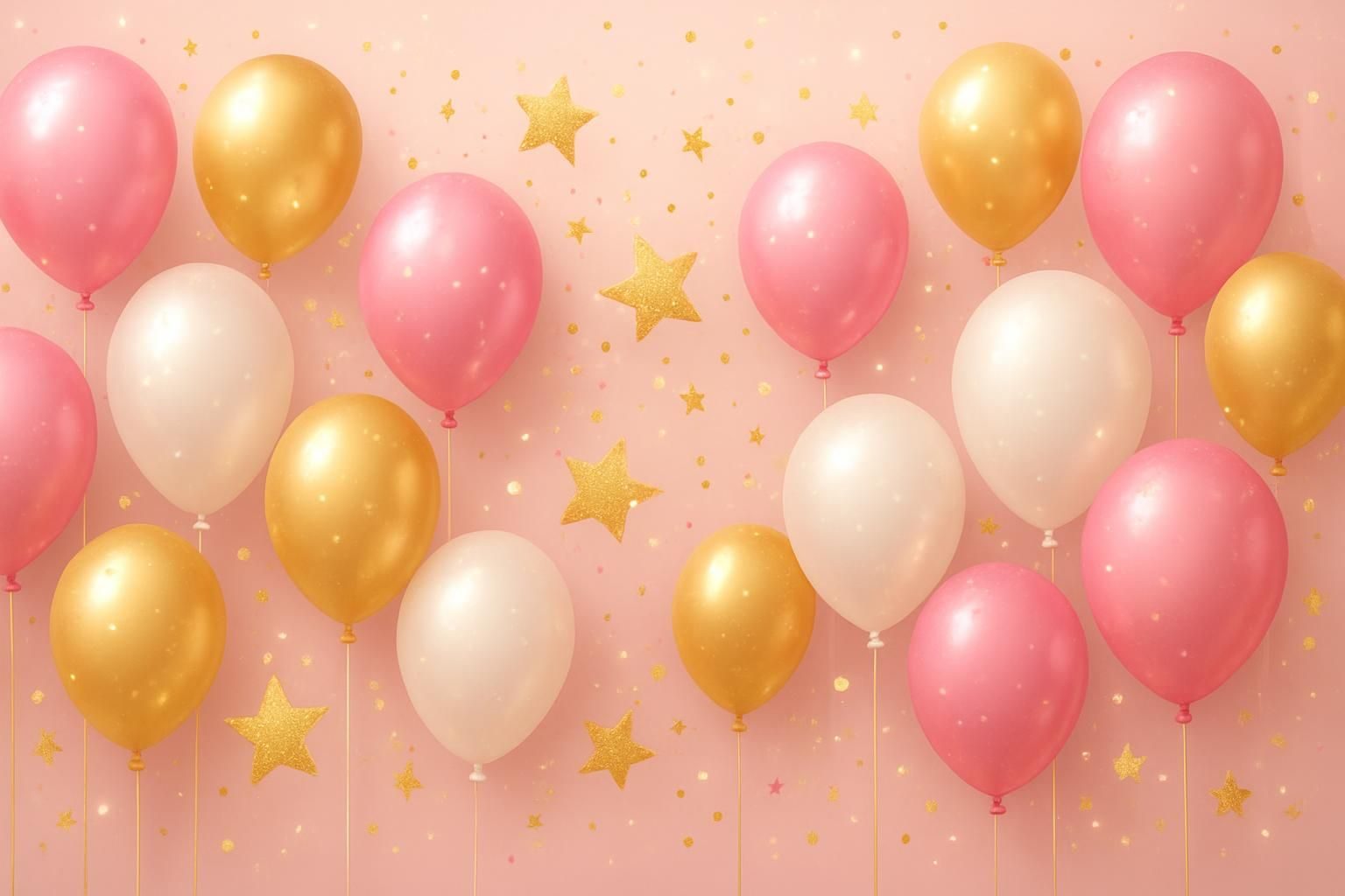 Stars and Balloons eCard - free Sweet 16 greeting card