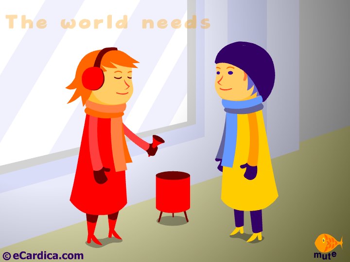 The World Needs More Kindness eCard - free More Holidays greeting card