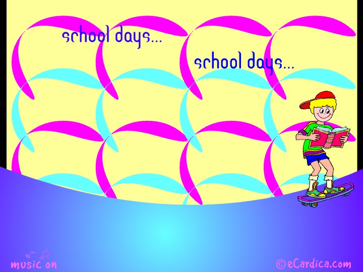 School Days Memories eCard - free Back to School greeting card