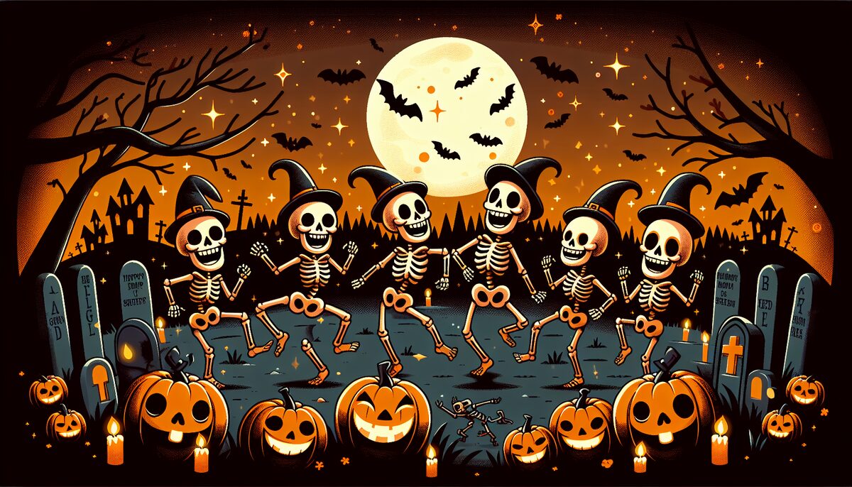 Skeleton Crew eCard - free Halloween greeting card