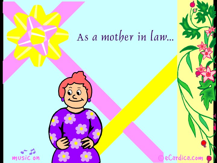 We Object Mother In Law Birthday eCard - free Family greeting card