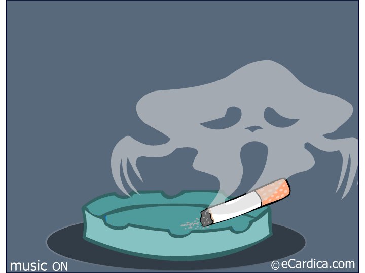 Smoke Demon In The Ashtray eCard - free Quit Smoking greeting card