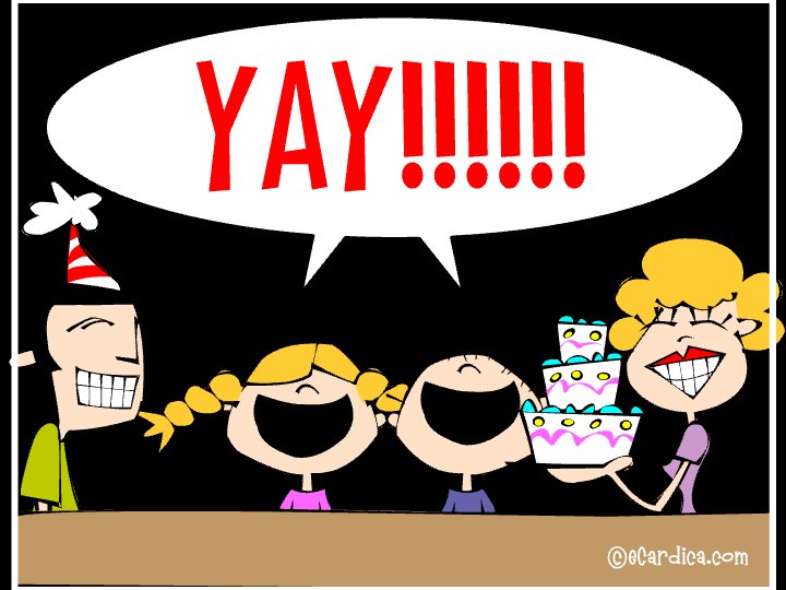 Big Yay Birthday Cheer eCard - free Family greeting card