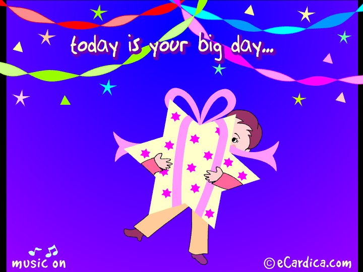 Sorry I Can't Be There Birthday eCard - free Bar & Bat Mitzvah greeting card