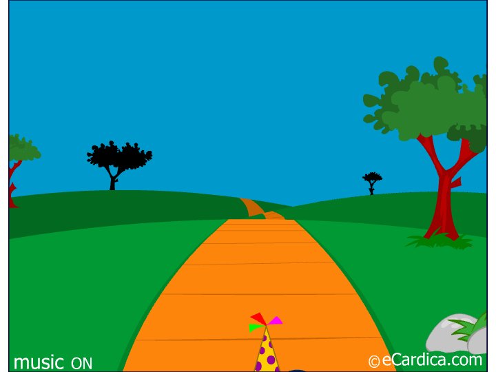Better Late Than Never Path eCard - free Belated Birthday greeting card