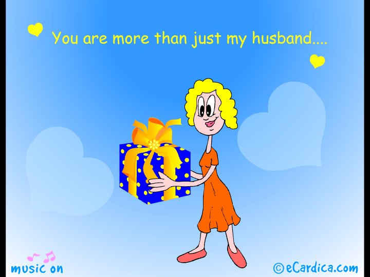 More Than My Husband Birthday eCard - free Husband Birthday greeting card