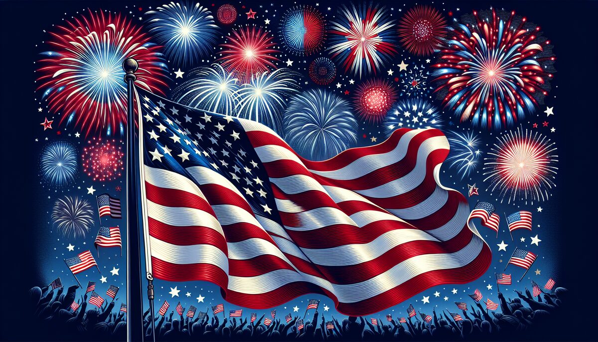 Star Spangled eCard - free Fourth of July greeting card