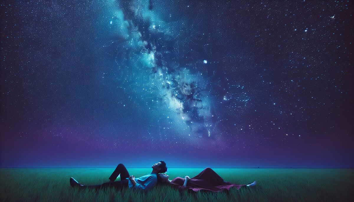 Stargazing Together eCard - free Love greeting card