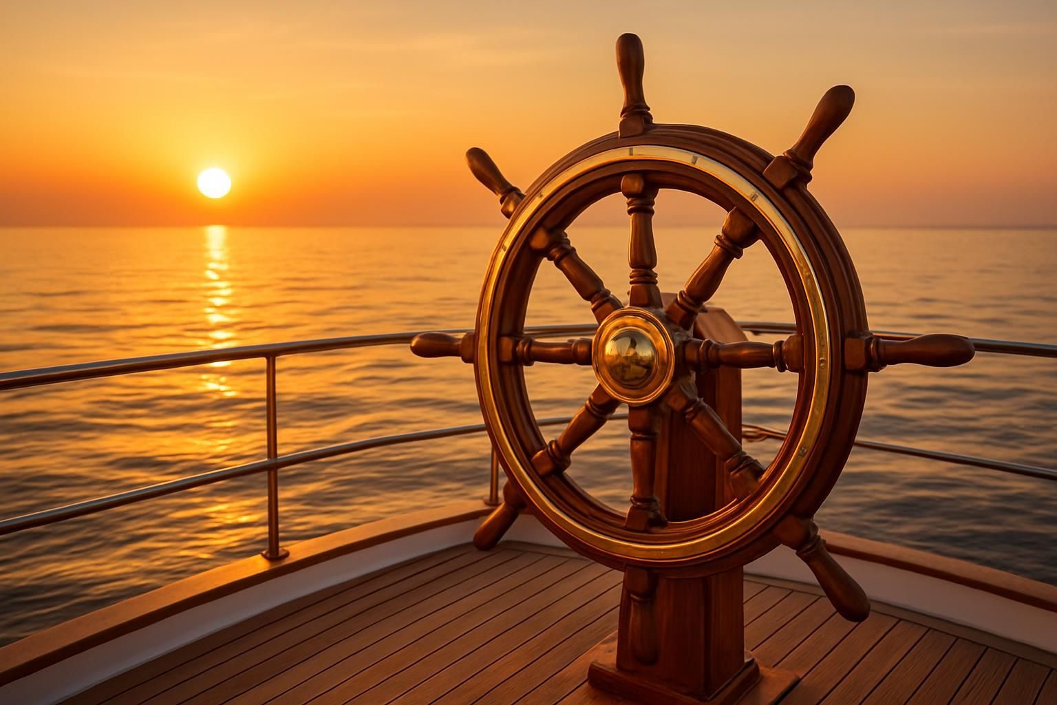 Steady at the Helm eCard - free Boss's Day greeting card