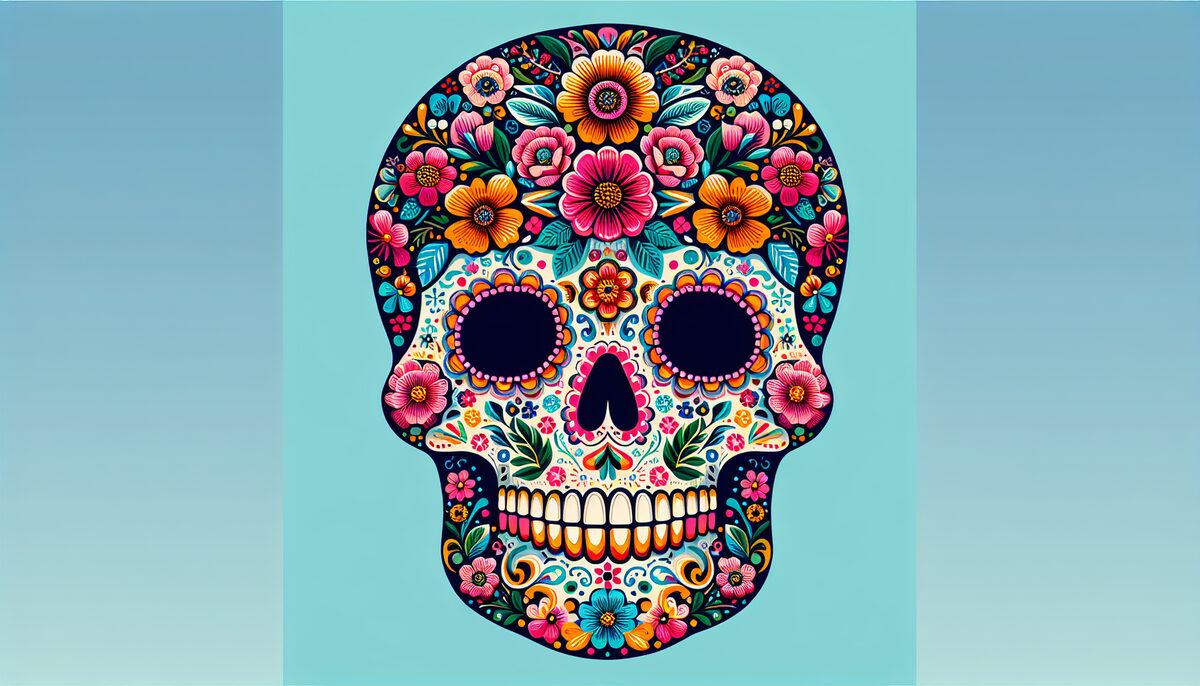 Sugar Skulls eCard - free Cinco de Mayo greeting card