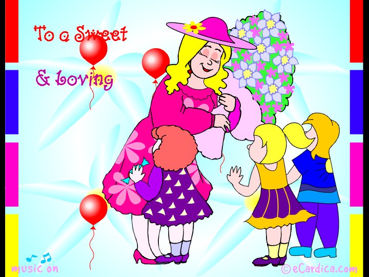Sweet And Loving Aunt eCard - free Family greeting card