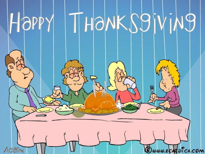 Happy Thanksgiving Family Feast