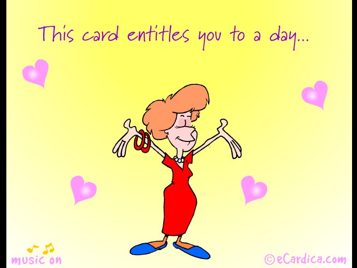 Ticket To A Paradise Day eCard - free Husband Birthday greeting card