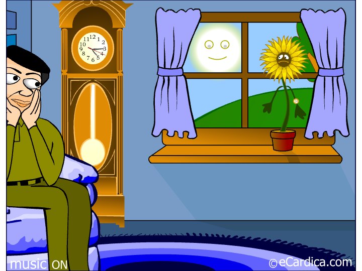 Time Stands Still Without You eCard - free Miss You greeting card