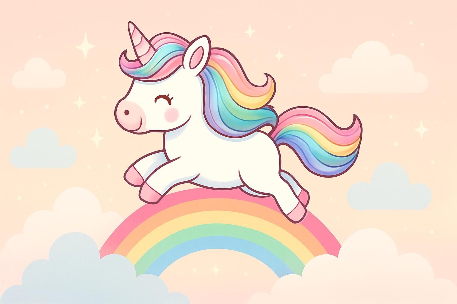 Magical Birthday eCard - free Unicorn Birthday greeting card