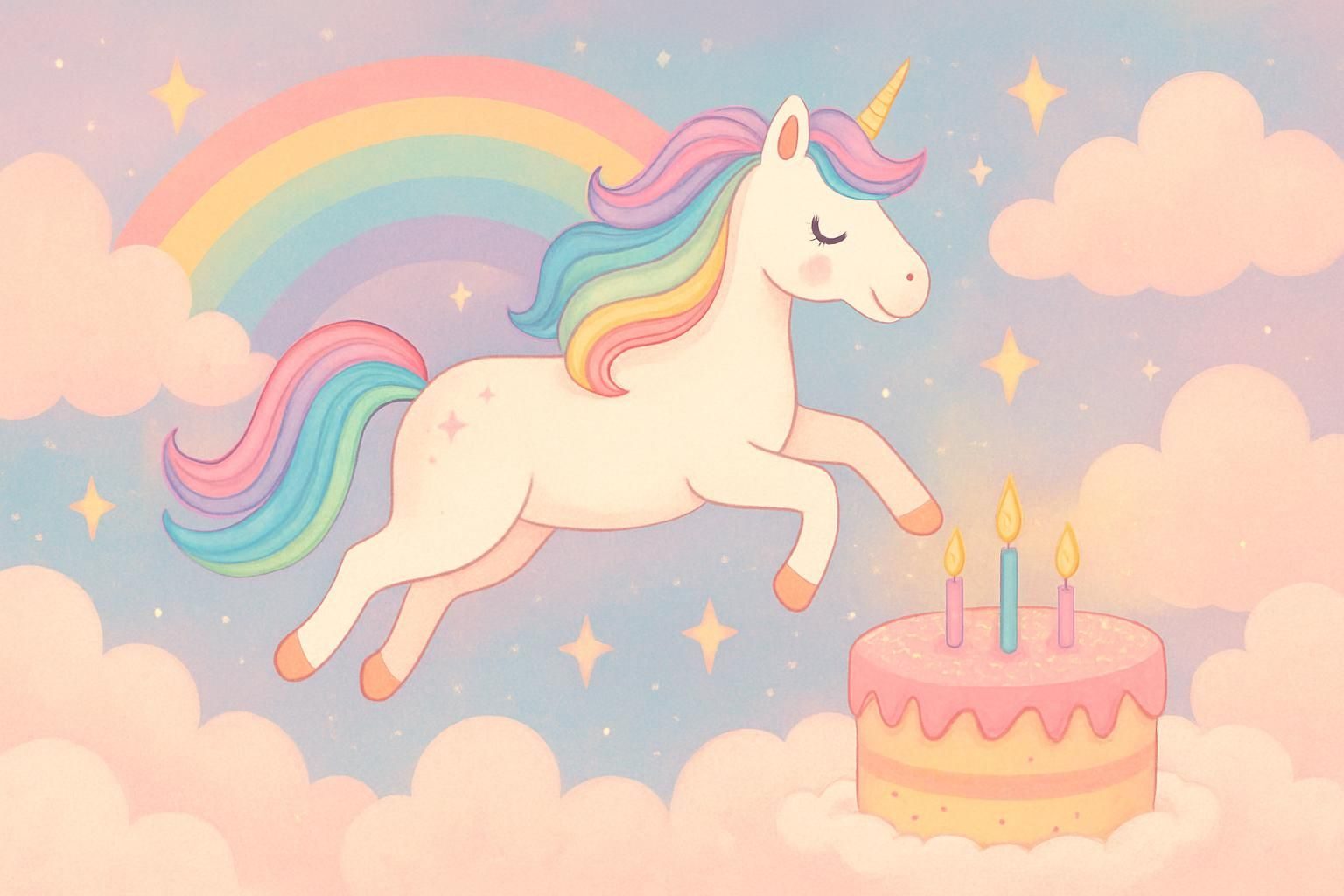 Unicorn Birthday Dreams