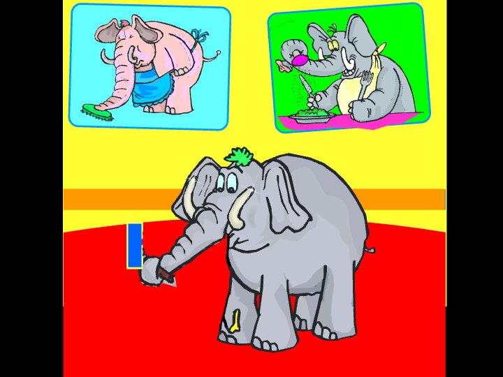 Funny Elephant Mother's Day Card