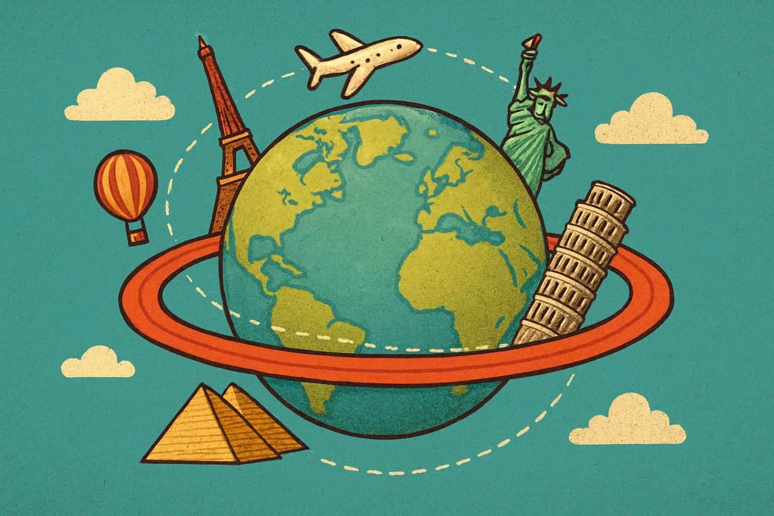 World Explorer eCard - free Vacation greeting card