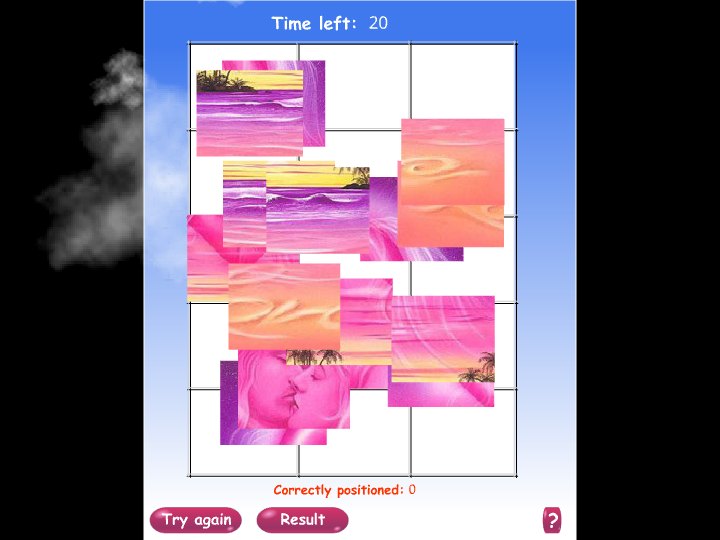 Romantic Sunset Kiss Puzzle