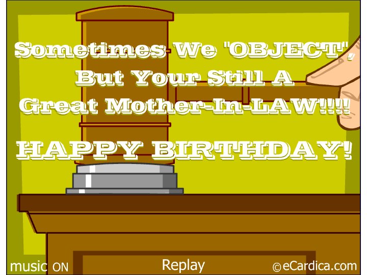 Lawyers Object In Court eCard - free Family greeting card