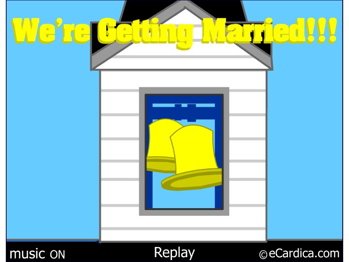 Wedding Bells Are Ringing eCard - free Wedding greeting card