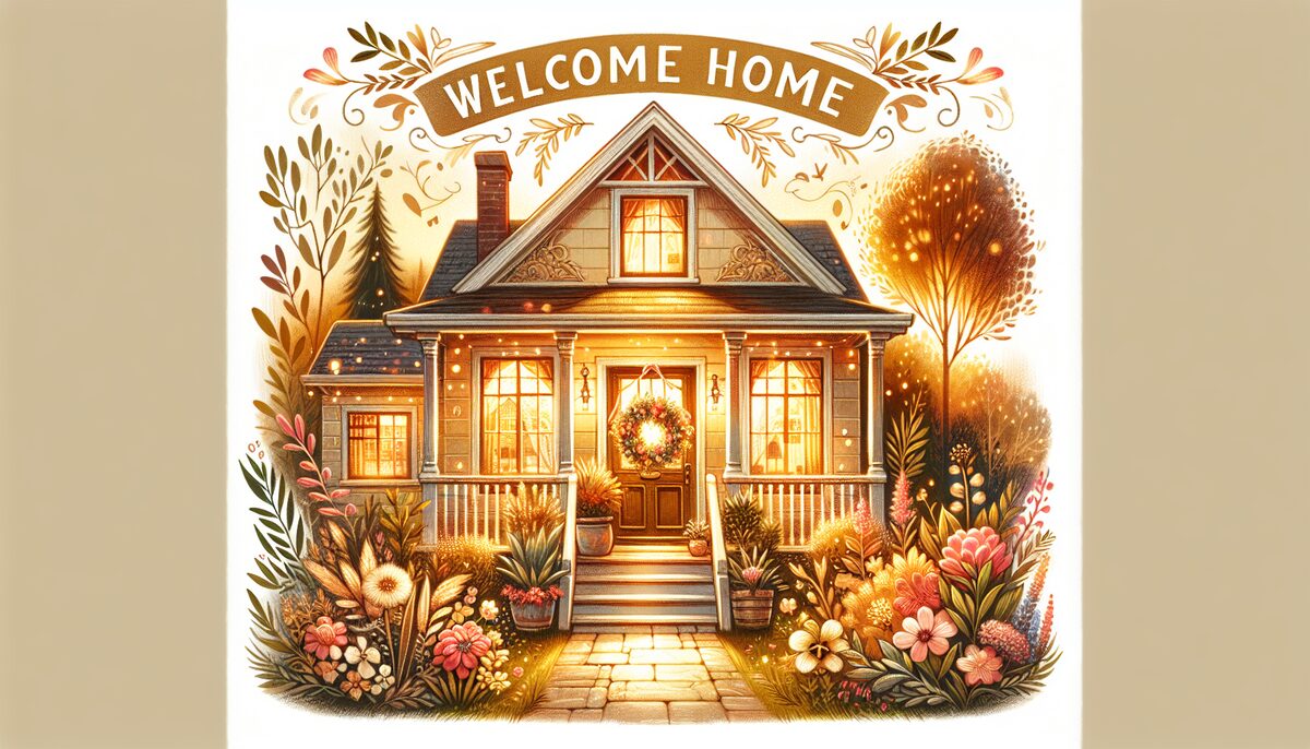 Welcome Home eCard - free New Home greeting card
