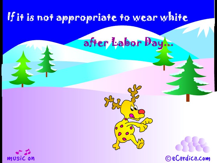 Funny White After Labor Day