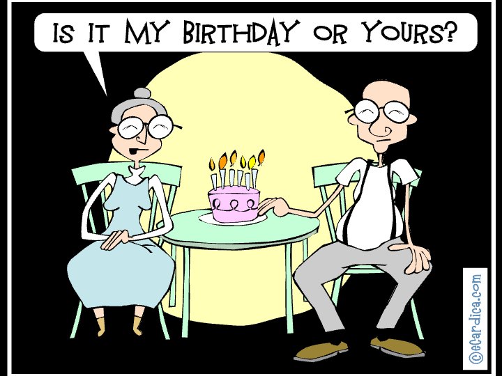 Whose Birthday Is It Anyway eCard - free Over the Hill greeting card