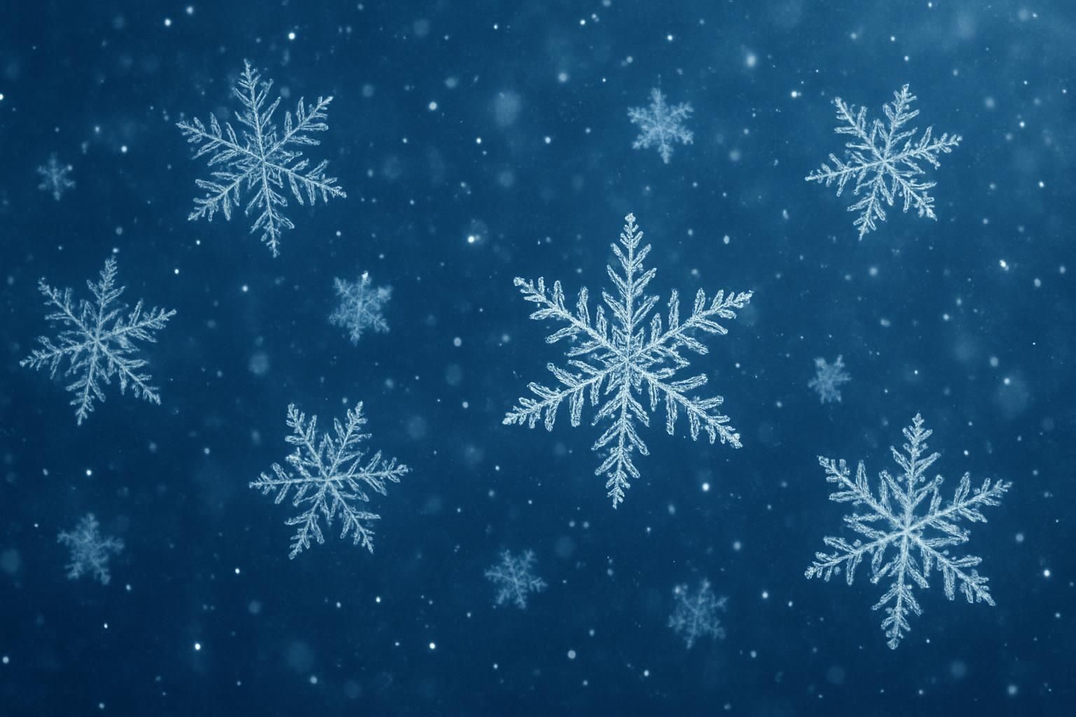 Falling Snowflakes eCard - free Winter greeting card