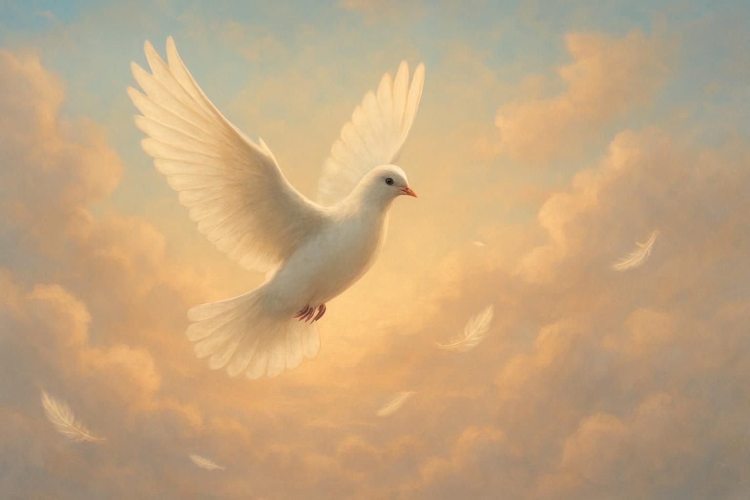 Wings of Peace Sympathy eCard