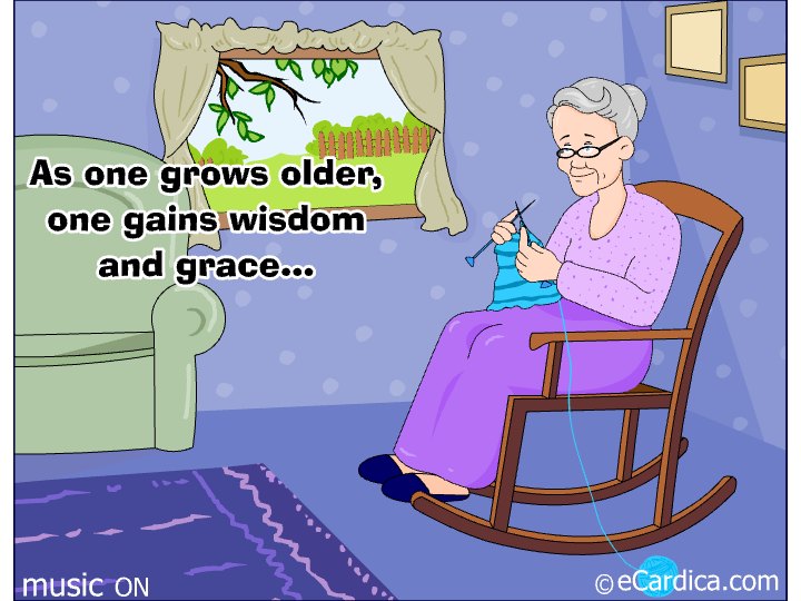 Wisdom And Grace Grandma eCard - free Grandma Birthday greeting card